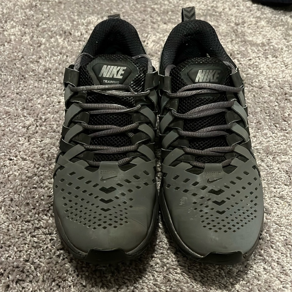 Nike Fingertrap Max Mens Training Shoes Metallic Dark Gray 644673-001 Sz 12